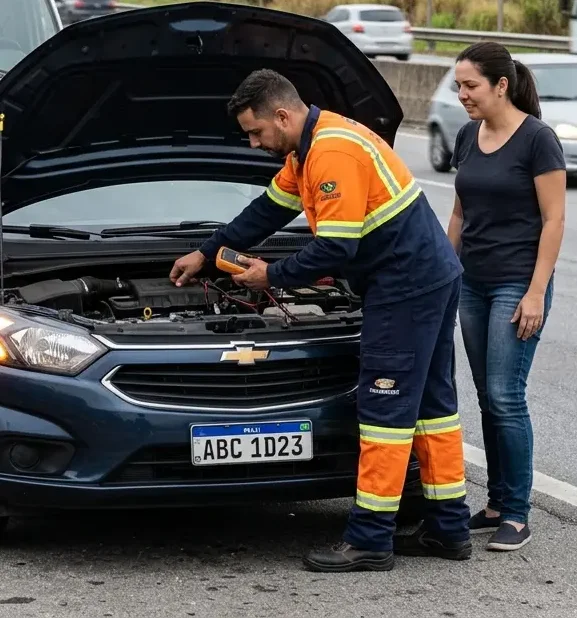Socorro veicular em Rio Claro — atendimento profissional no local